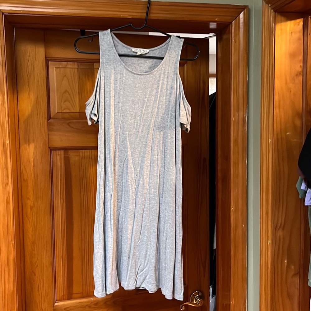 Gray T-Shirt Dress